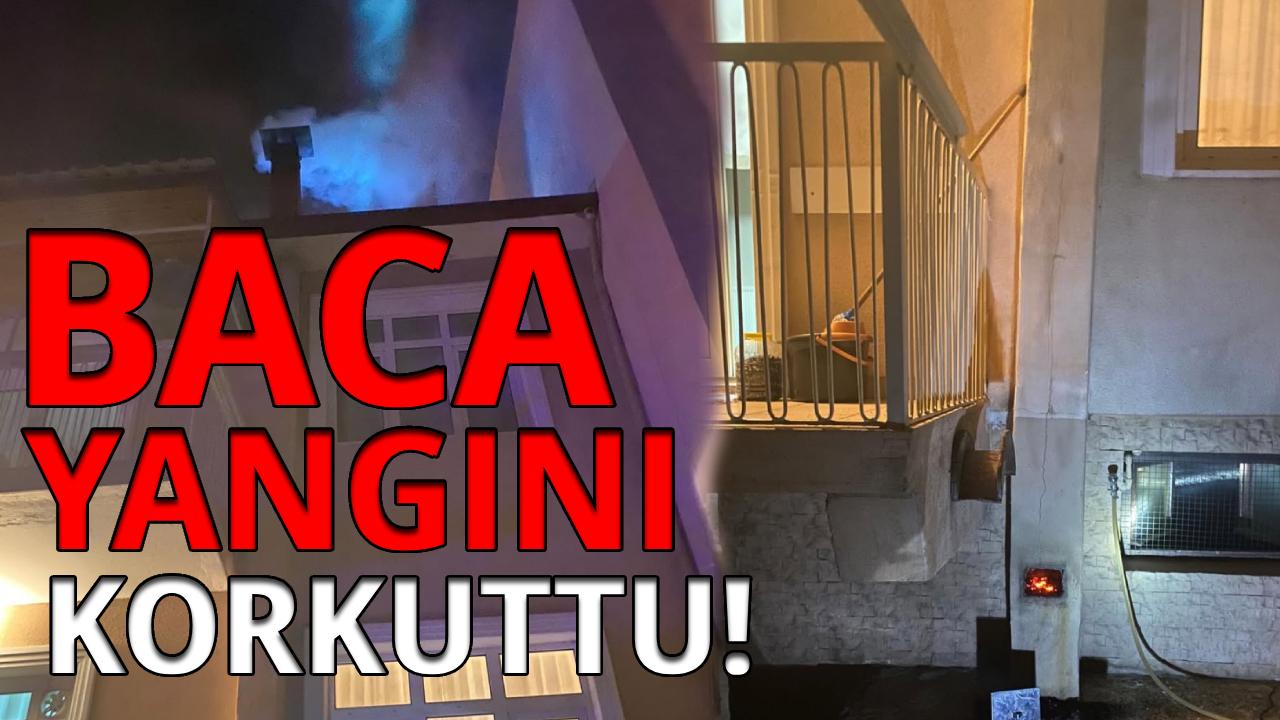 Sinop'ta baca yangını paniğe yol açtı