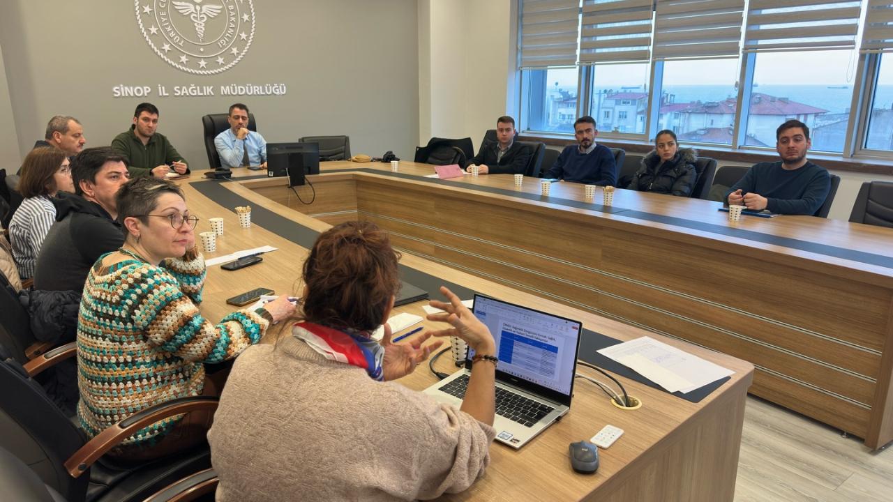 Sinop’ta bağımlılıkla mücadele çalışmaları masaya yatırıldı