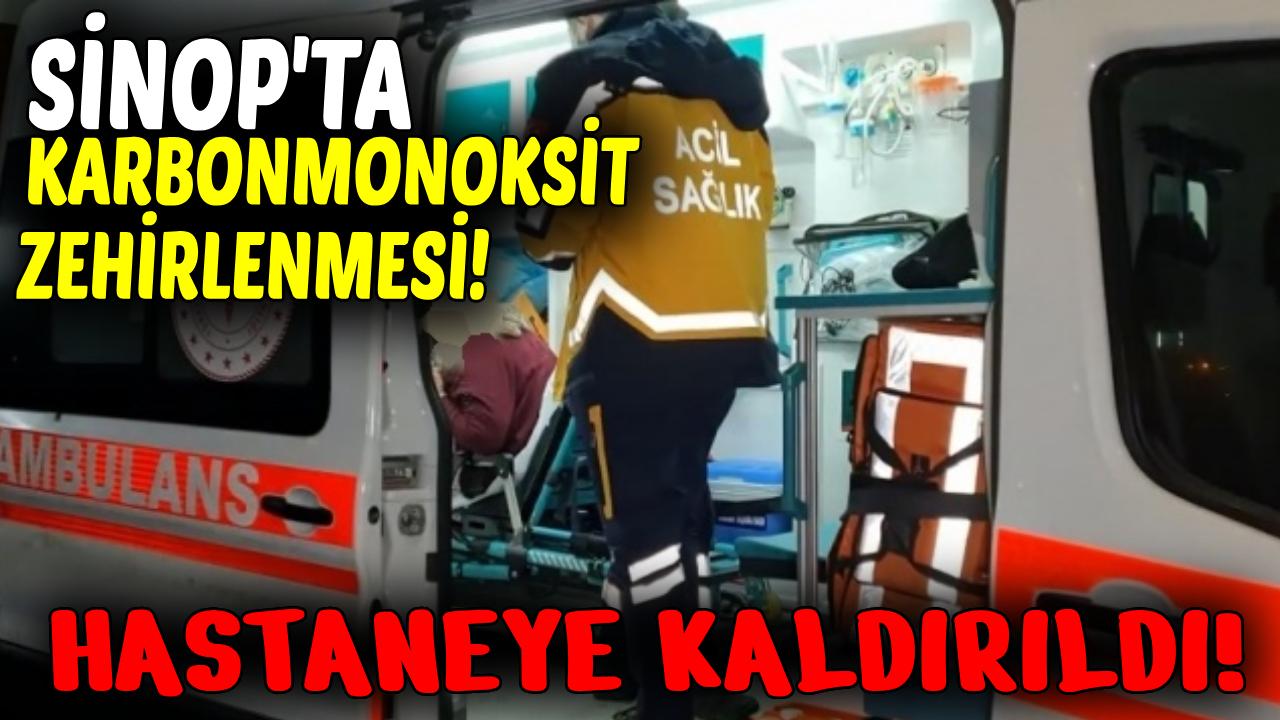 Sinop'ta bir kişi karbonmonoksitten zehirlendi