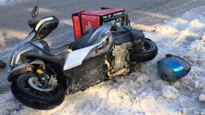 Buz tutan yollarda kaza zinciri