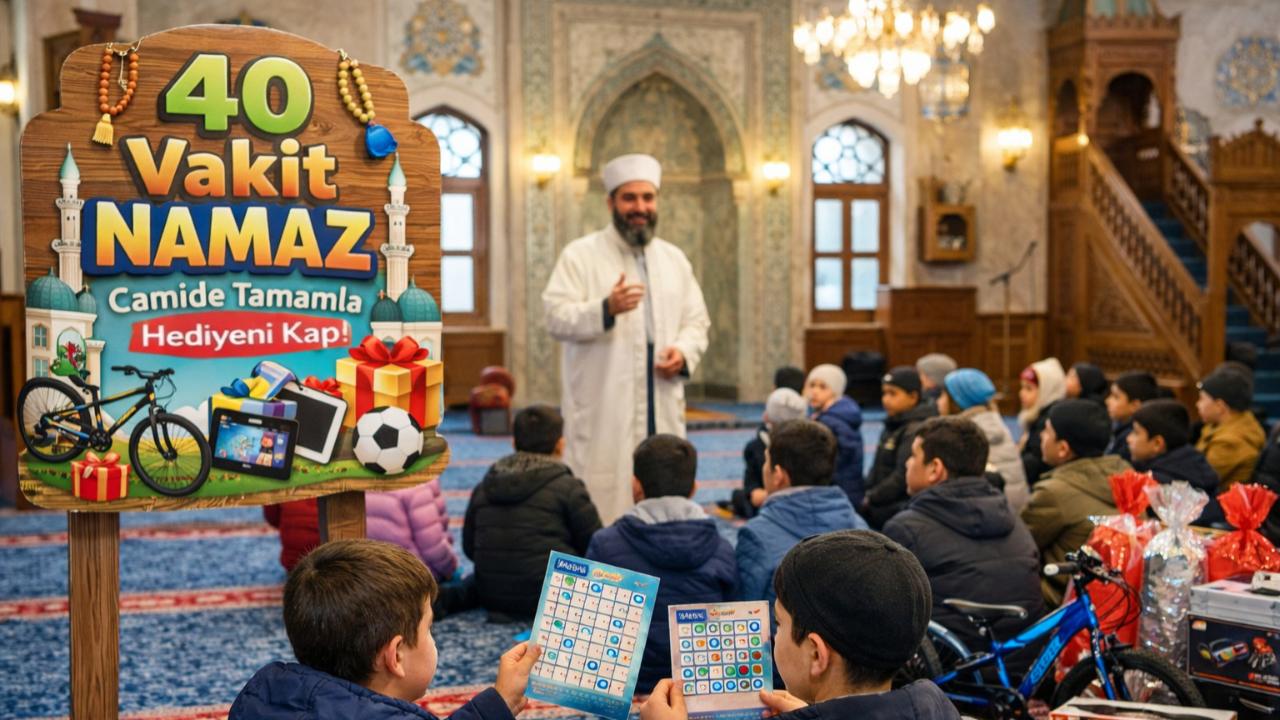 Sinop'ta çocuk ve gençlere yönelik “40 Vakit Namaz” projesi