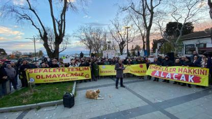 Sinop’ta emeklilerden maaş tepkisi