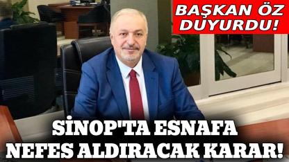 Sinop’ta esnaf kredilerinde faiz oranı güncellendi