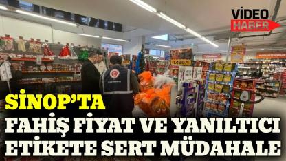Sinop’ta fiyat ve etiket denetimleri