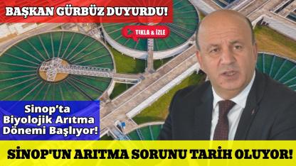 Sinop’ta iki yeni biyolojik arıtma tesisi kurulacak