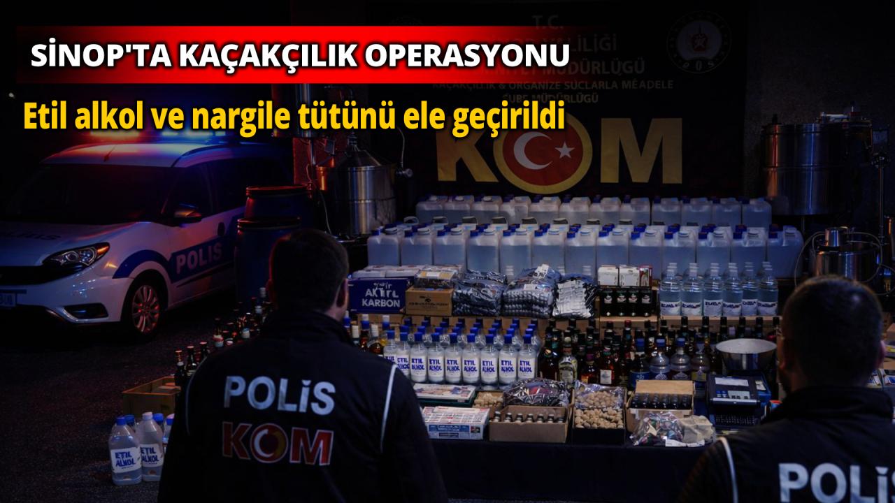 Sinop’ta kaçakçılık operasyonu:3 gözaltı