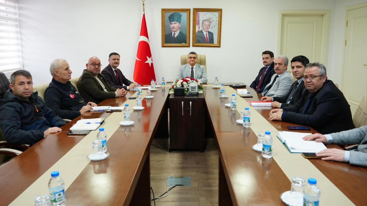 Sinop’ta karla mücadele çalışmaları değerlendirildi