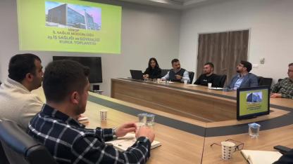 Sinop'ta sağlık tesislerinde iş güvenliği çalışmaları değerlendirildi