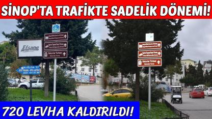 Sinop’ta trafik akışını rahatlatan sadeleştirme