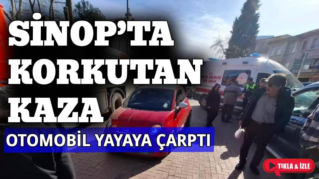 Sinop’ta trafik kazası: 1 yaralı