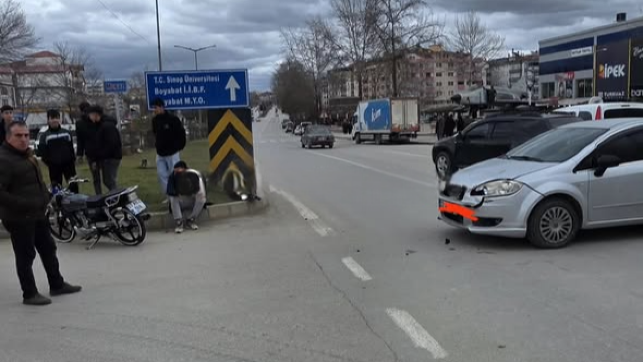 Sinop’ta trafik kazası: 1 yaralı