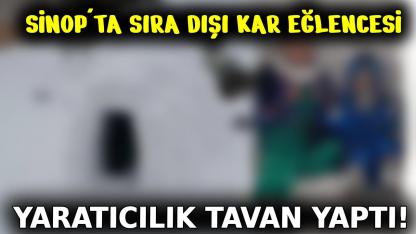 Sinop'ta vatandaşlar Eskimolara özendi