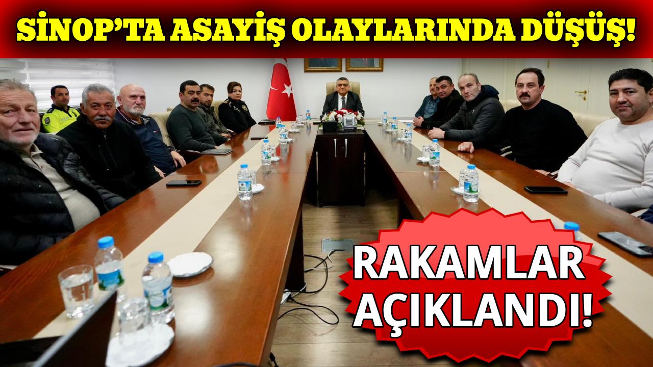 Sinop’un asayiş ve güvenliği muhtarlarla masaya yatırıldı