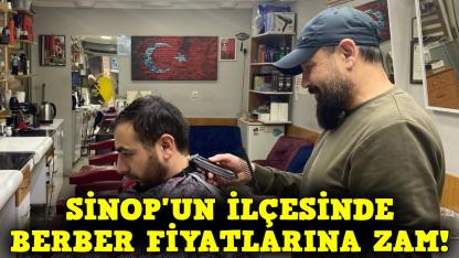 Sinop'un o ilçesinde berber fiyatları güncellendi