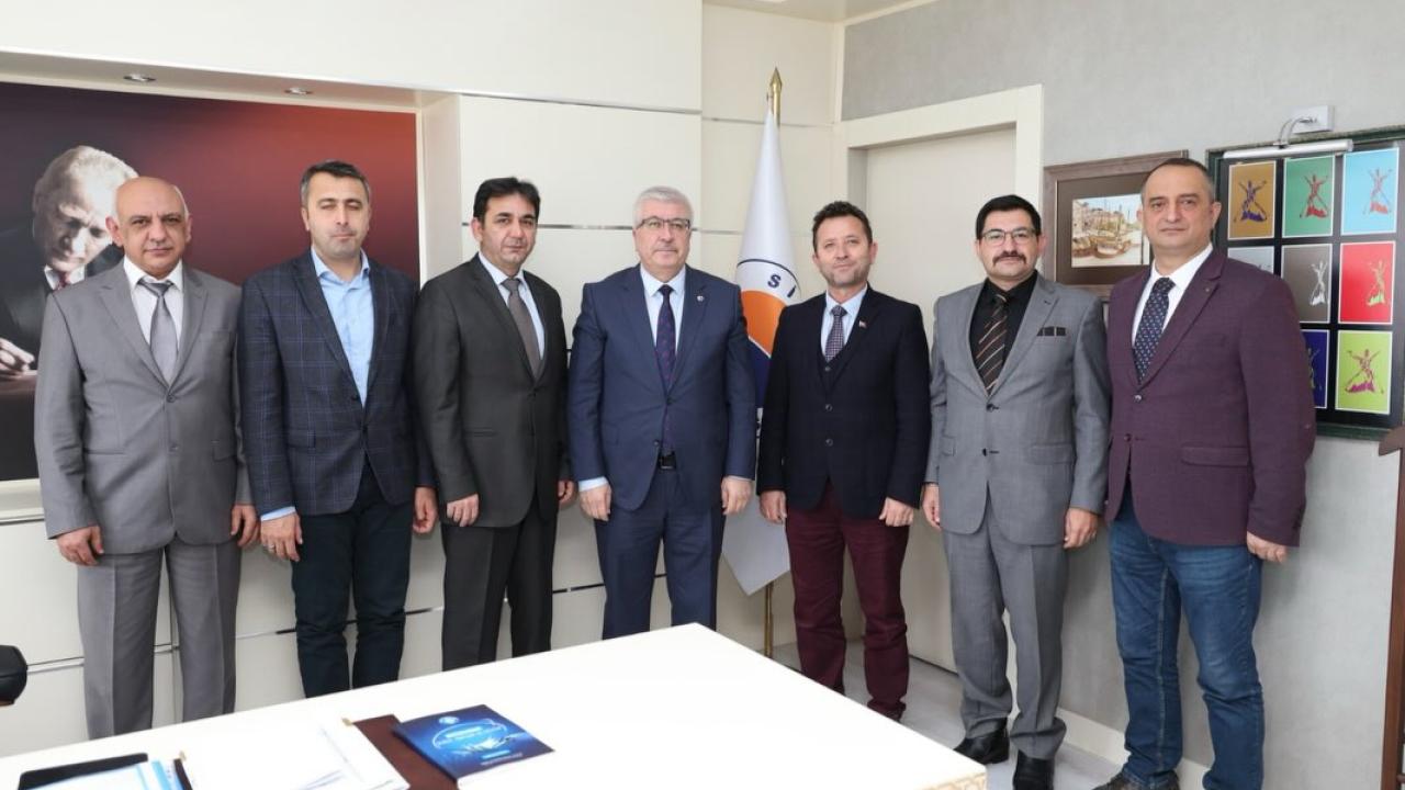 Türk Eğitim-Sen’den Rektör Taşdemir'e ziyaret