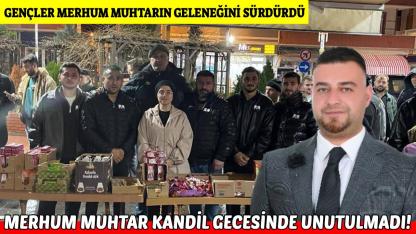 Türkeli’de Miraç Kandili vefa gecesine dönüştü