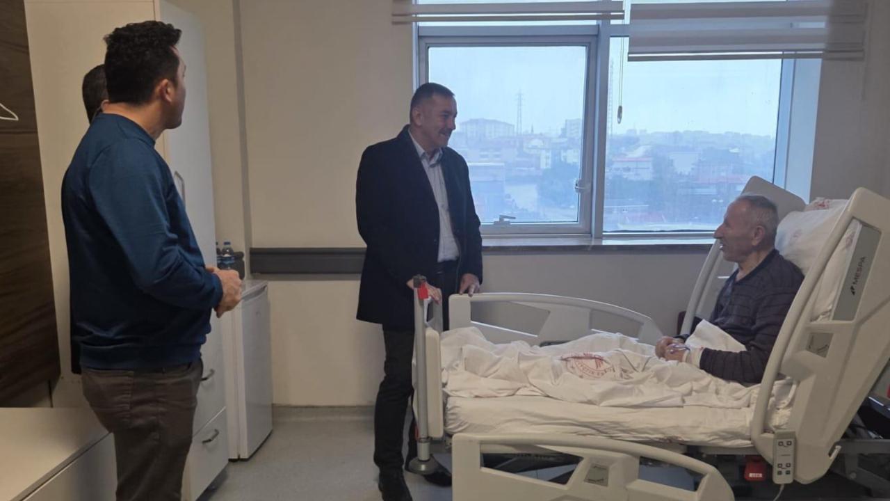 Üçüncüoğlu’ndan şehit babasına geçmiş olsun ziyareti