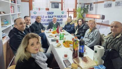 Uluslararası proje heyetinden Sinop Mübadele Derneği’ne ziyaret