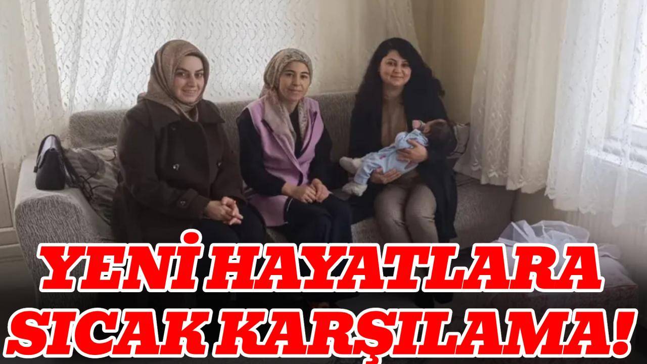 Yeni doğan bebeklere sıcak dokunuş