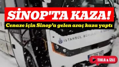 Yoğun kar yağışı kaza getirdi