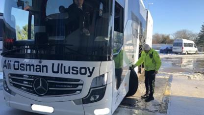 Yolcu taşıyan araçlar Sinop’ta denetlendi