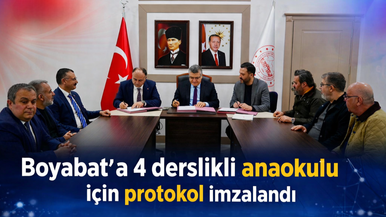 81 İl 81 Anaokulu Projesi Boyabat’ta hayata geçiyor