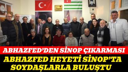 ABHAZFED Heyeti Sinop’ta soydaşlarla buluştu