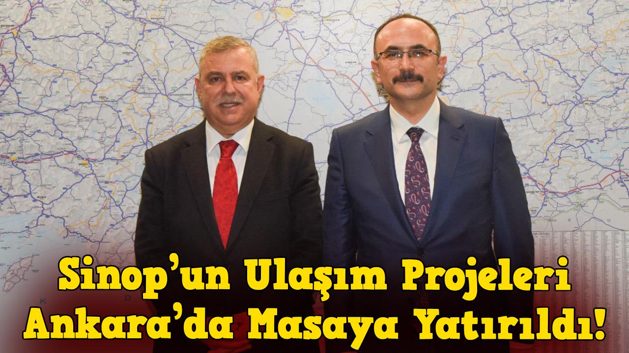Ankara'da Sinop’un ulaşım projeleri değerlendirildi