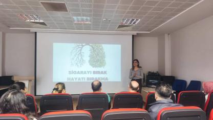 Ayancık'ta dumansız hayat eğitimi