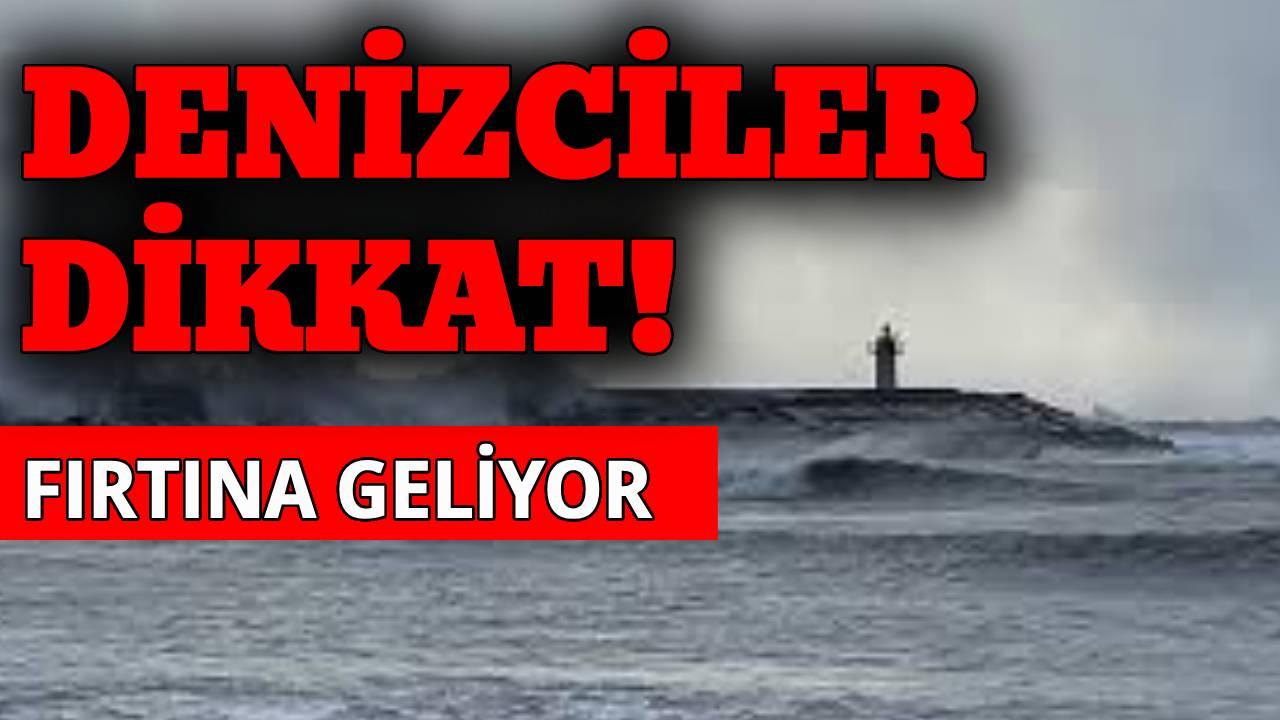 Batı Karadeniz’de fırtına alarmı