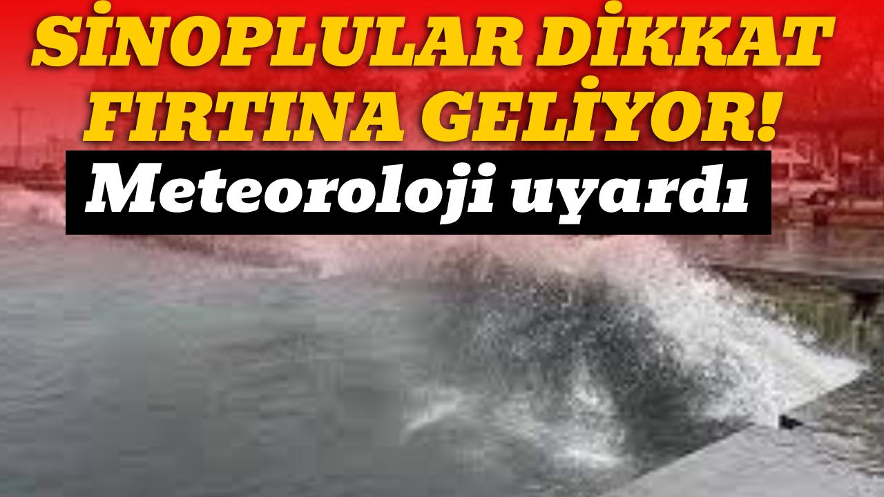Batı Karadenizin doğusu için fırtına uyarısı