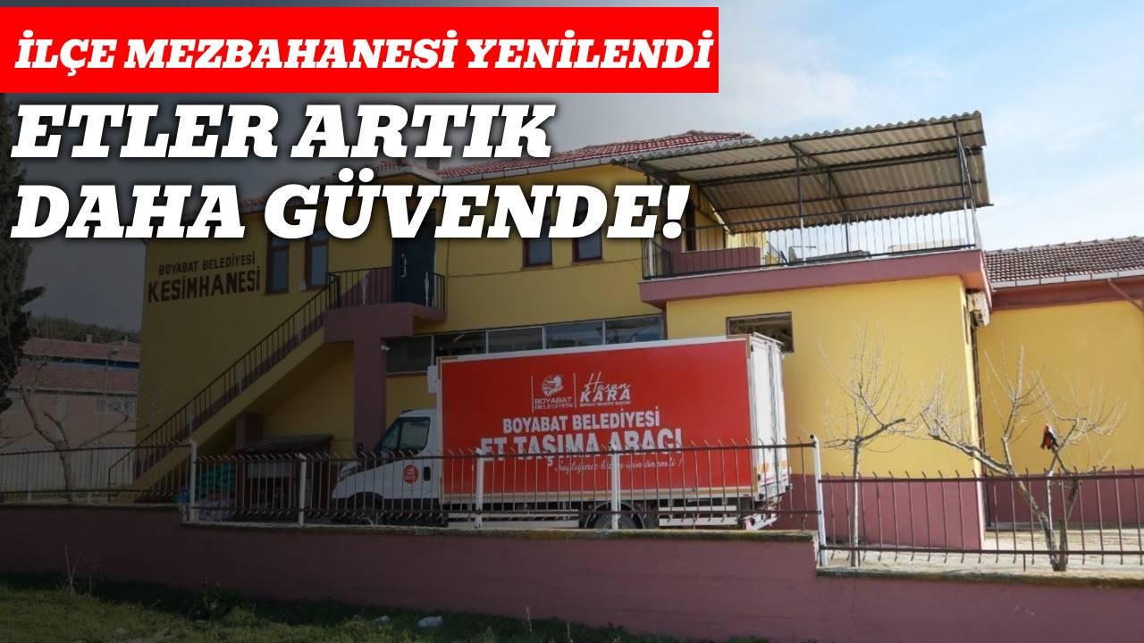 Boyabat Belediyesi mezbahanesi yenilendi