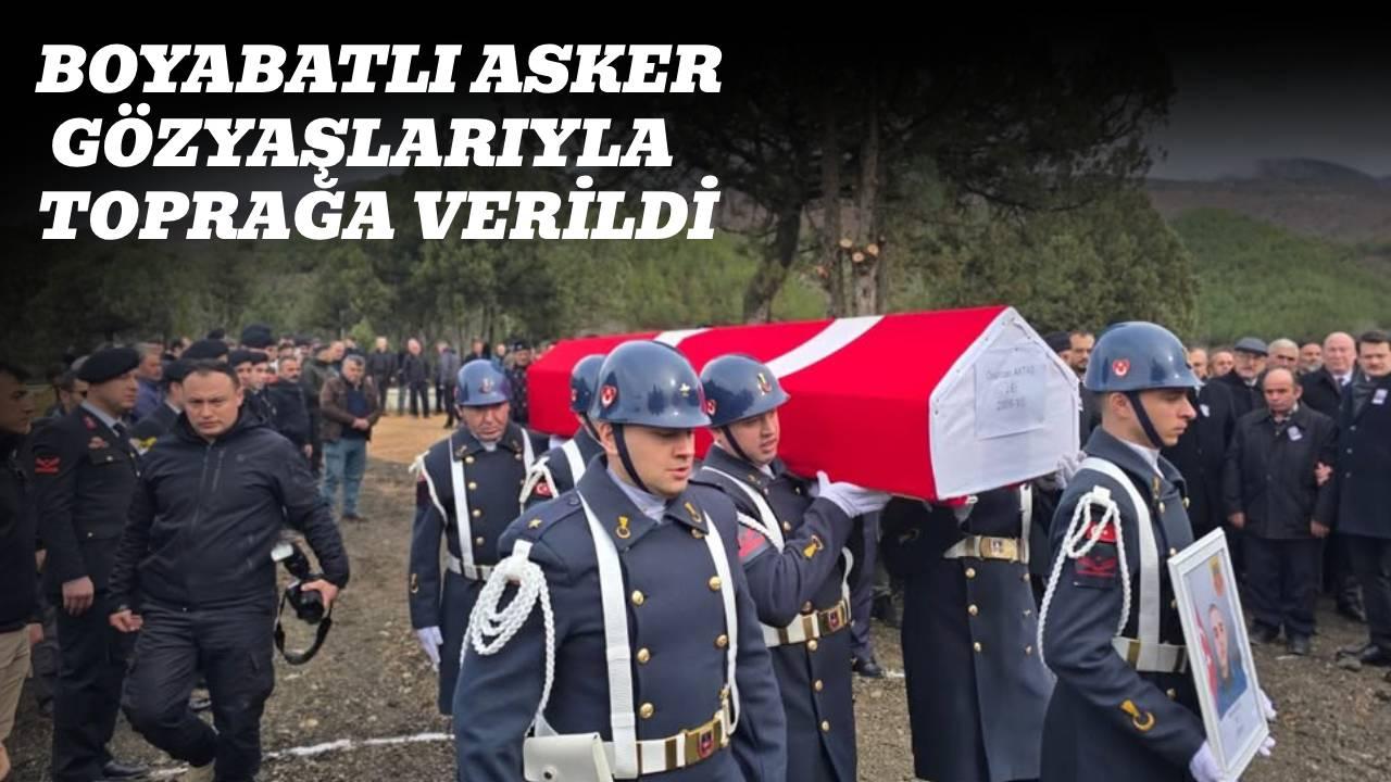 Boyabat şehidini son yolculuğuna uğurladı