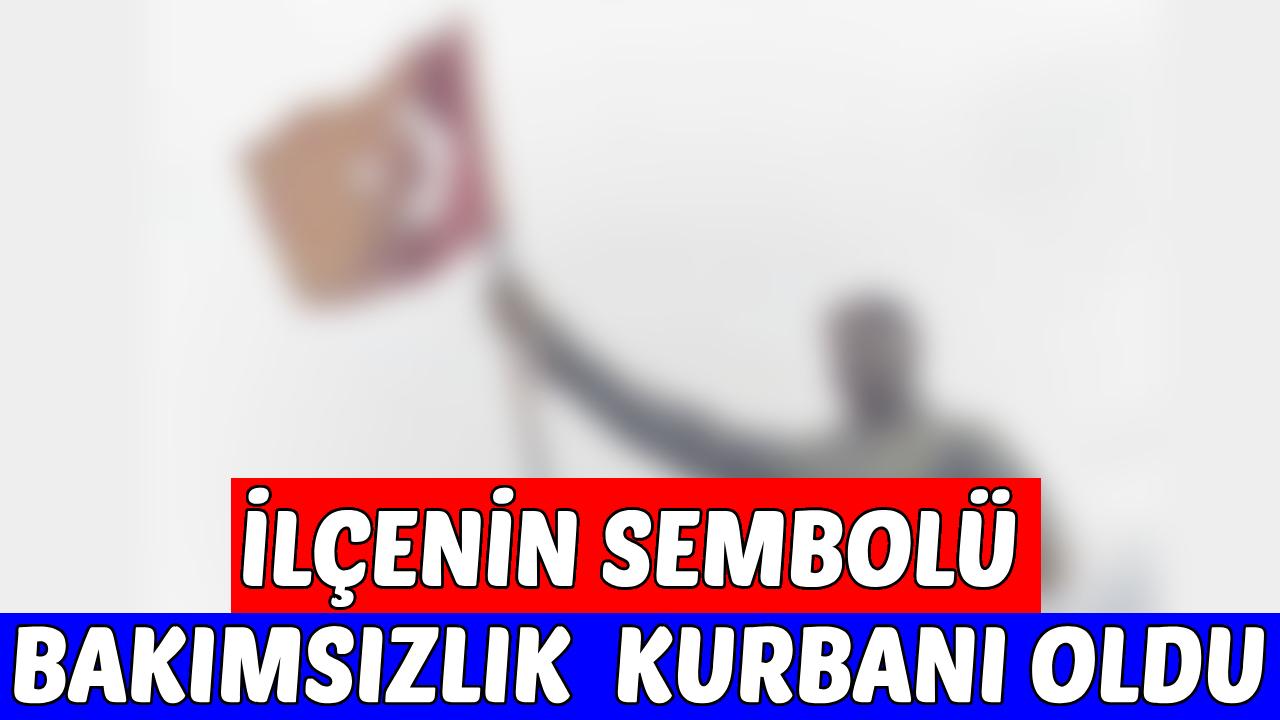 Boyabat'ın sembolü bakımsız halde kaderine terk edildi