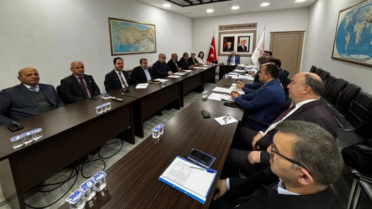 Boyabat’ta "Huzurlu Toplum" İçin kritik toplantı