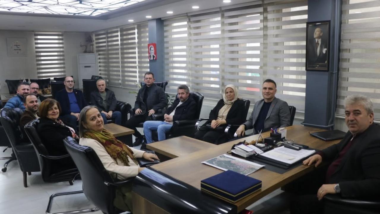 CHP Ayancık ilçe teşkilatı’ndan Başkan Kaya’ya ziyaret