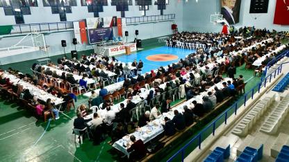 Durağan’da Ramazan’ın manevi atmosferi aynı sofrada yaşandı