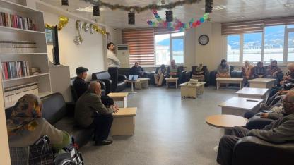 Gerze’de huzurevi sakinlerine farkındalık eğitimi