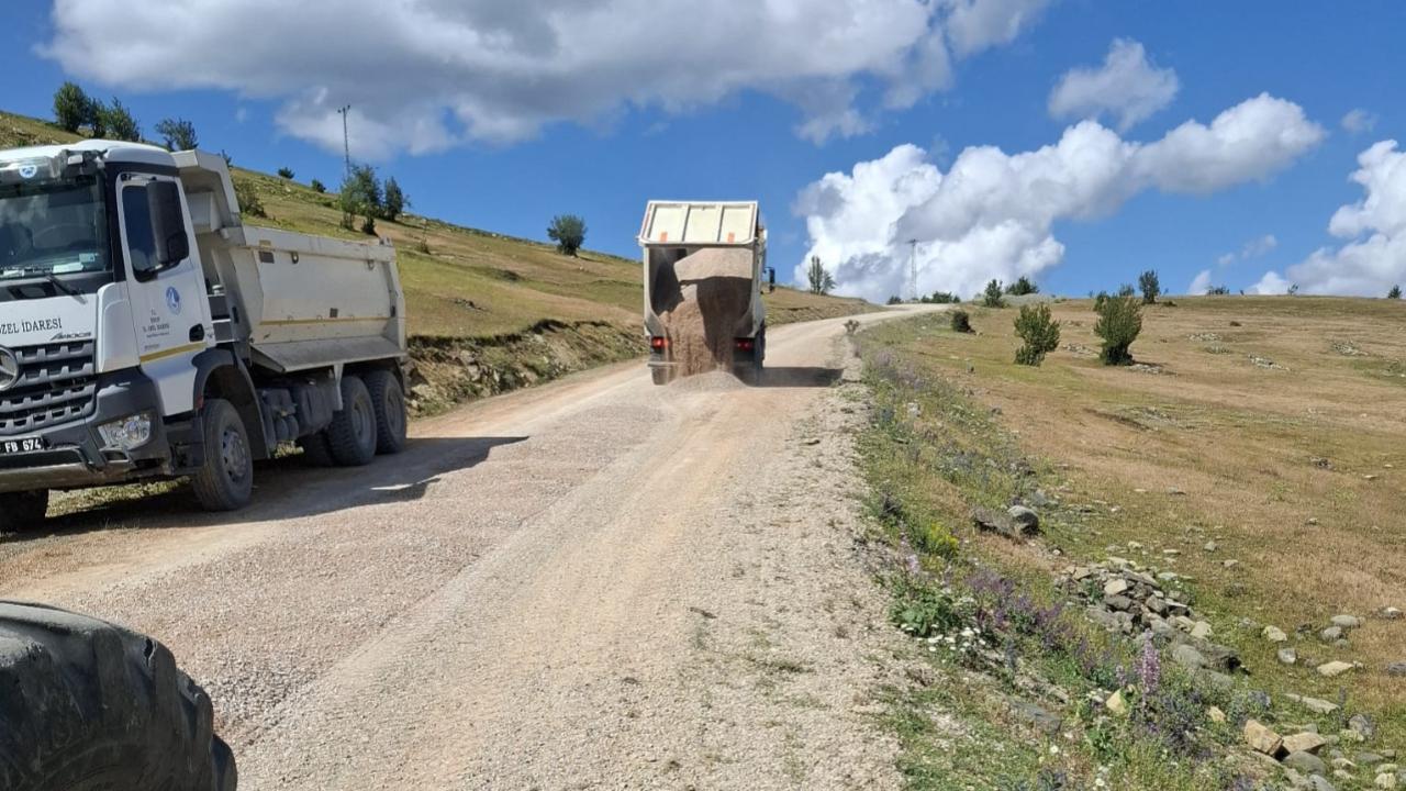 Gerze'de köylerin altyapısı güçlendirildi