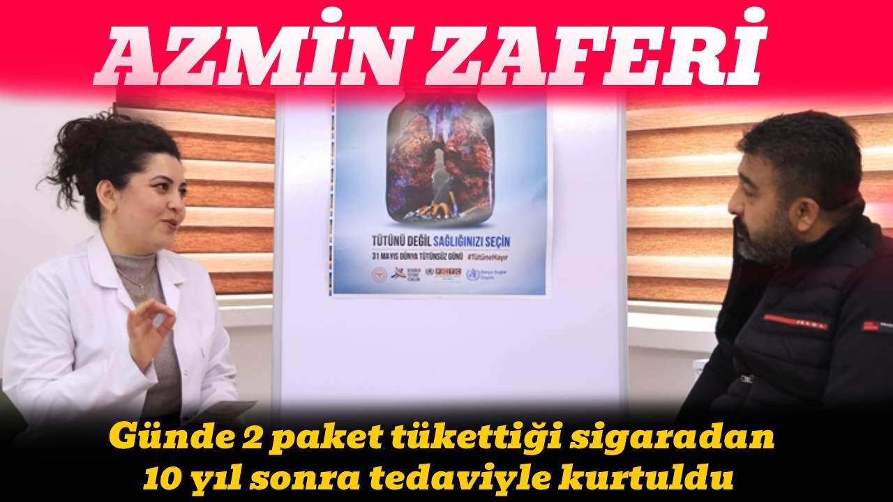 Günde 2 paket tükettiği sigaradan 10 yıl sonra tedaviyle kurtuldu