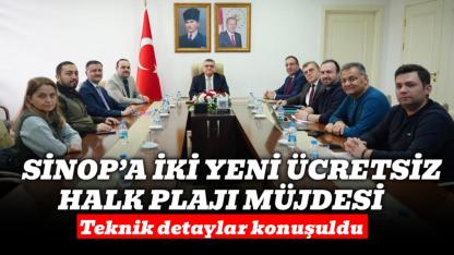 Halk plajı projelerinde teknik detaylar görüşüldü