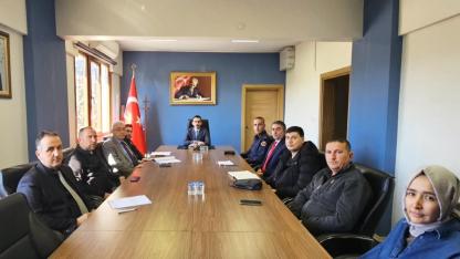 İlçede okul çevreleri için güvenlik önlemleri görüşüldü