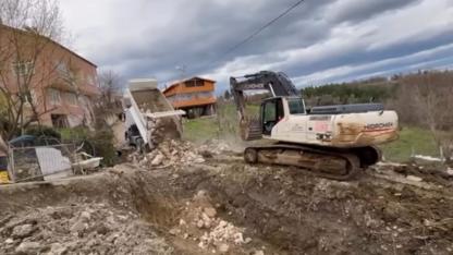 İlçede toprak kaymasına karşı drenaj hamlesi