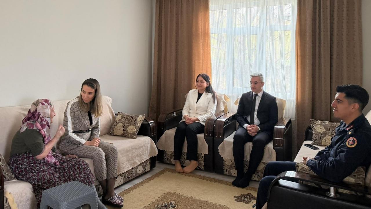 Kaymakam Büyükler’den gönüllere dokunan ziyaretler