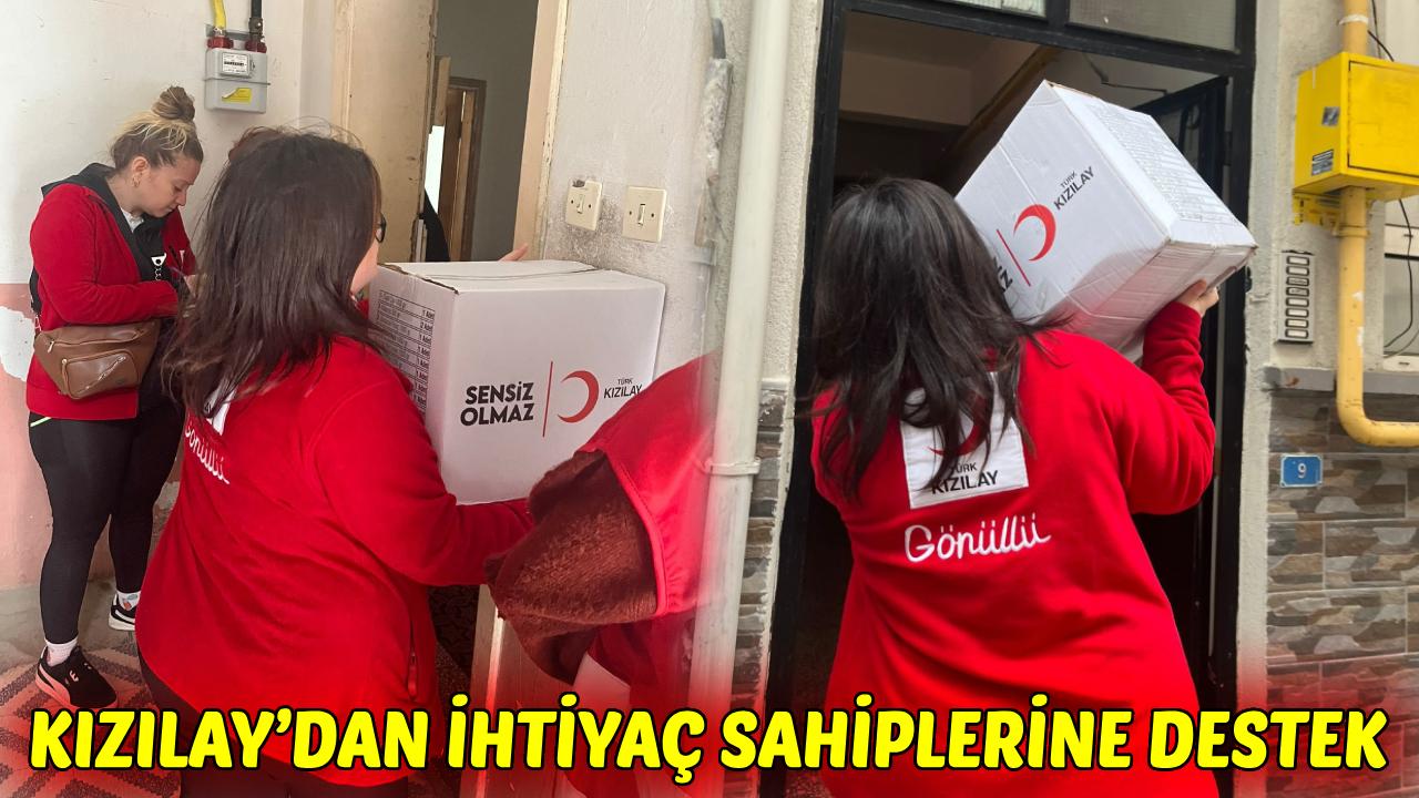 Kızılay Ramazan’da da ihtiyaç sahiplerinin yanında