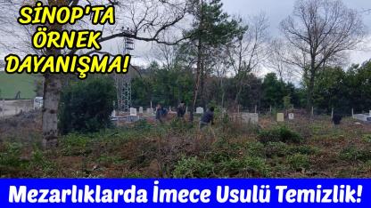 Köy halkından mezarlıklara anlamlı dokunuş