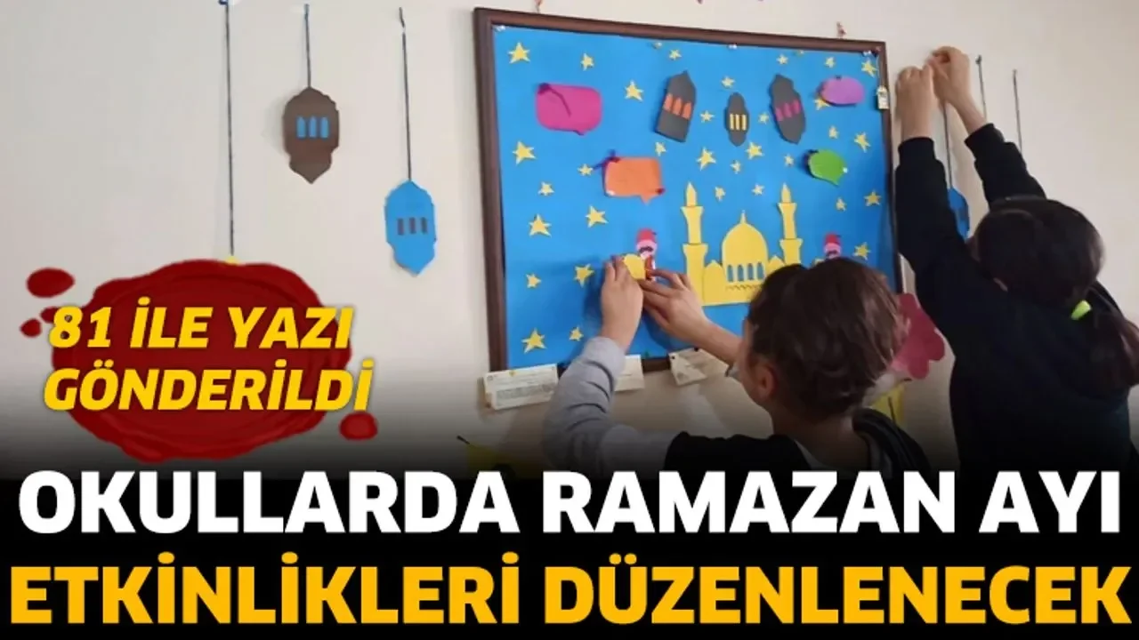 MEB’den 81 İle Ramazan ayı etkinlikleri genelgesi
