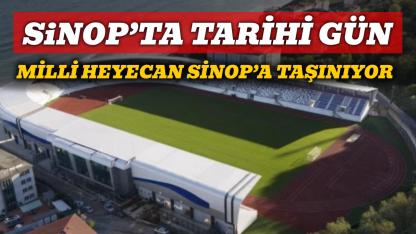 Milli karşılaşma Sinop’ta oynanacak