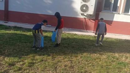 Minik çevreciler büyüklere örnek oldu