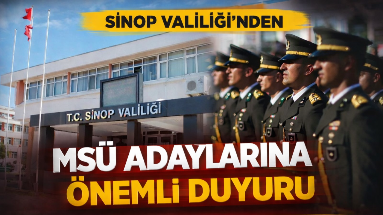 MSÜ sınavına girecek adaylar dikkat!